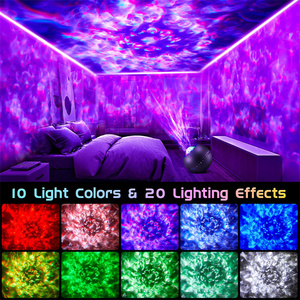 Proiettore di luce notturna Blue Ocean Dream con telecomando Lampada <span class=keywords><strong>da</strong></span> <span class=keywords><strong>notte</strong></span> Bluetooth per l'arredamento della camera <span class=keywords><strong>da</strong></span> letto degli adulti - Product Image 6