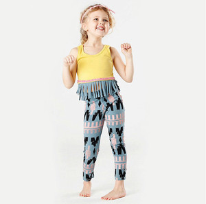 Conjunto de Ropa Bohemia para Niñas, Camiseta sin Mangas y Pantalones, Tienda en Línea - Product Image 2