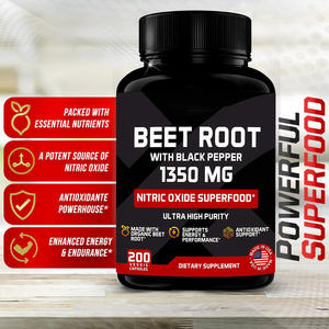 OEM Vegan Health Capsule di radice di barbabietola integratore biologico estratto di barbabietola rossa capsula di aminoacidi migliorare la resistenza dell'esercizio - Product Image 3