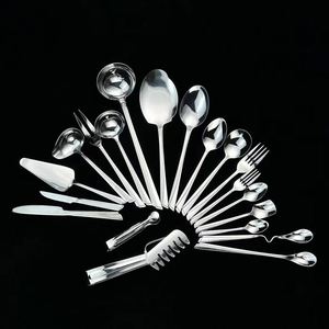 Ensemble de couverts classiques de luxe, ensemble complet d'ustensiles de cuisine, ensemble de couverts en acier inoxydable pour cadeau et hôtel - Product Image 1