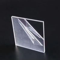 HUASHUAITE Vente en gros Plaque acrylique transparente 100% Lucite vierge 2mm 3mm 4mm 5mm 4ft x 8ft, Feuille de Perspex claire