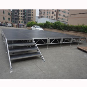 Escenario de aluminio portátil ajustable en altura para celebración - Product Image 2