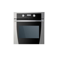 Four encastrable intelligent OEM, électrique ou à gaz, avec verre trempé anti-explosion à 3 couches et écran tactile pour cuisine domestique