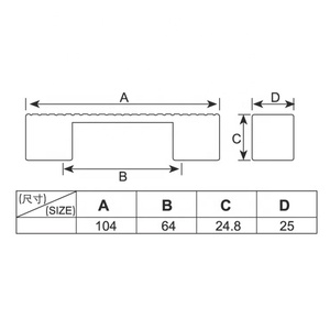 Moderno de <span class=keywords><strong>muebles</strong></span> de lujo <span class=keywords><strong>anti</strong></span> slip cromo gabinetes de cocina tira Manijas para venta - Product Image 2