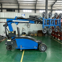 Robot de levage de verre à vide auto-propulsé avec protection automatique de la pression pour opérations en altitude