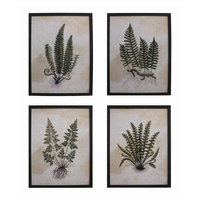 Panneaux décoratifs muraux INNOVA Home Farmhouse Rustic Green Grass Plants Art Deco MDF