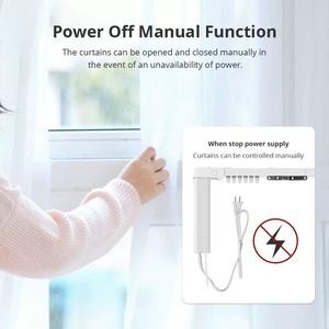 Cortina eléctrica inteligente JEO, pista de empalme, Wifi, cortina inteligente, hogar inteligente, Control inteligente Tuya - Product Image 5