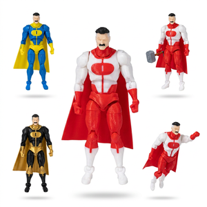<span class=keywords><strong>Action</strong></span> <span class=keywords><strong>Figure</strong></span> di <span class=keywords><strong>Supereroi</strong></span> Personalizzate Stampate in 3D OEM ODM, Statuette Articolate con Mantello, Emblema e Accessori, Basso MOQ - Product Image 1