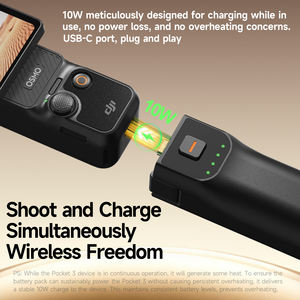 LKTOP 多功能 5000mAh 电池手柄 适用于 DJI Pocket 3 支持相机和智能手机快速充电 相机配件 - Product Image 5