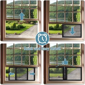 <span class=keywords><strong>Ventanas</strong></span> Corredizas con Mosquitera Ajustable de Fibra de Vidrio y Marco de Aluminio de 14''x24'' <span class=keywords><strong>para</strong></span> <span class=keywords><strong>Ventanas</strong></span> de Casa - Product Image 6