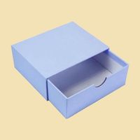 katady Boîte à bijoux personnalisée en carton écologique avec tiroir coulissant, fermeture magnétique et poignée, logo