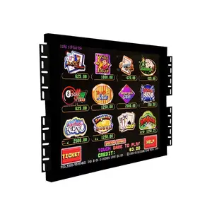 Placa pog empurrar moeda máquina 22 32 19 polegadas monitor de jogos multi 5 em 1 jogo