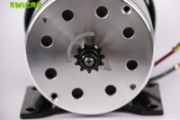 Moteur électrique à balais SWICOO durable 36v 800w pour karting, vélo, VTT, scooter, vélo électrique, Razor Quad