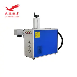 Desktop Small Fiber Laser Marking Engraving Machine JPT 20w 30w 50w Laser Engraver For Plastic Gold Silver Metal