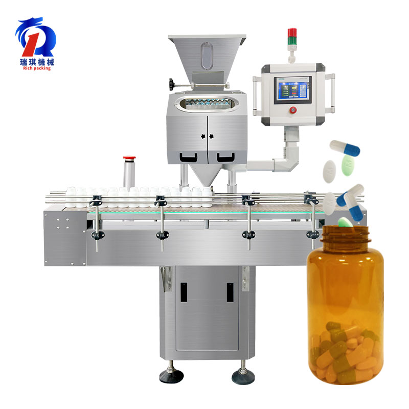 RQ-DSL-8 Электрический планшет в форме капсул соответствие стандартам GMP счетчик машина жесткий гель caspsule подсчета и разливочная машина