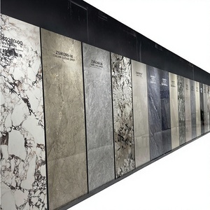 Lastra di Pietra Sinterizzata con Texture Marmo di Lusso Leggero del Guangdong, 800*2600*9mm, Lucida, per Pareti di Fondo, Personalizzabile, Direttamente dalla Fabbrica - Product Image 1