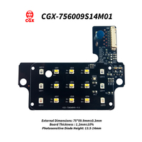 Accessoire de caméra de sécurité CCTV personnalisé en usine, panneau de vision nocturne infrarouge + lumière blanche, carte à double spectre PCBA IR 850nm 940nm