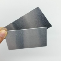Feuilles d'aluminium vierges pour cartes de visite 0,22 mm, gravure laser, sublimation, impression par transfert thermique