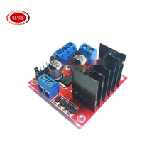 L298N Module de pilotage de moteur à double pont en H 46V 3A DC Stepper Motor Controller Board PWM Control Heat Sink for Arduino Smart Cars