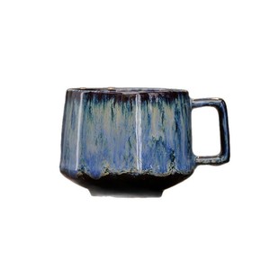 Mug à café en céramique de style vintage avec glaçure réactive créative, idéal pour le thé de l'après-midi, la maison et le bureau - Product Image 4
