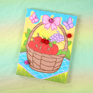 Tự làm vẽ Kit hình ảnh bằng số 8 màu sắc cao cấp acrylic sơn bằng số vải Khung nghệ thuật sơn kit đồ chơi - Product Image 5