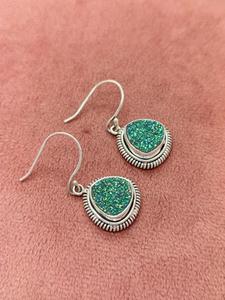 Wholesale <b>Real</b> Quartz <b>Crystal</b> Pendant and Matching Earrings Set 925 Sterling Silver Natural Gemstone Jewelry for Women Birthday - Product Image 4