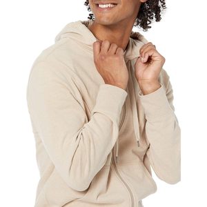 Wholesale Custom Zipper Hoodie 100% Cotton Fleece Full <b>Zip</b> <b>Hooded</b> Sweatshirt Custom Logo Unisex OEM ODM Manufacturer - Product Image 3