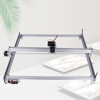 Mini routeur CNC pour la sculpture sur bois, pierre, MDF, grande taille 50x65cm, machine de gravure laser refroidie par air avec contrôle GRBL, Graveur Laser