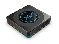Boîtier décodeur Android OTT avec télécommande vocale, lecture vidéo 4K, WiFi, boîte TV multimédia domestique