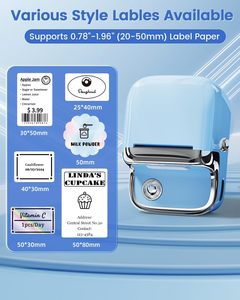 Machine à étiquettes Phomemo M150, <span class=keywords><strong>imprimante</strong></span> d'étiquettes, <span class=keywords><strong>imprimante</strong></span> thermique d'étiquettes pour usage domestique et petites entreprises - Product Image 5