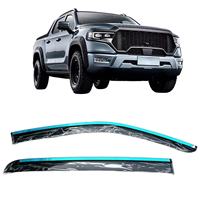 Deflectores de Viento para Ventanas, Protectores de Lluvia, Visores Laterales para Foton Tunland Pickup V9 Mars 9