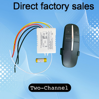 Interruptor de Control Remoto Inalámbrico Inteligente RF de 220V 10A con Alcance de 30m-100m, Alimentado por Batería para Sistema de Hogar Inteligente