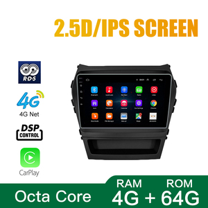 วิทยุติดรถยนต์สำหรับ Hyundai IX45 2012-2016 Santafe 2Din Octa Core เครื่องเสียงติดรถยนต์ DVD GPS ระบบนำทาง เครื่องเล่นมัลติมีเดีย Android Auto Carplay - Product Image 5