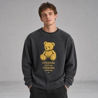 T-shirt à manches longues en waffle pour homme, 100% coton, impression offset personnalisée