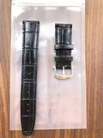 Bracelet de montre en cuir personnalisé de luxe haut de gamme, imperméable, pour hommes matures