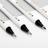STA Stylo marqueur à pointe fine à encre noire imperméable, aiguilles à dessin en fibre, stylo à dessin, stylo à signature, pinceau pour architecte, artiste, bandes dessinées