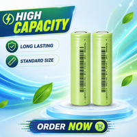 Baterai Lithium Ion Grade Lishen LR1865SS 3000mAh 3.7V 3C Discharge Rate 1200 Cycles untuk Peralatan Listrik dan Kendaraan Listrik
