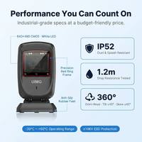 UIMG FS30 Haute Valeur 360 °   Lecteur de codes-barres de bureau 1D 2D IP52 USB pour supermarché, paiement par QR code sur téléphone