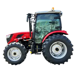 高品质迷你农业农场70hp有效载荷封闭式驾驶室交流4wd 4x4轮式拖拉机