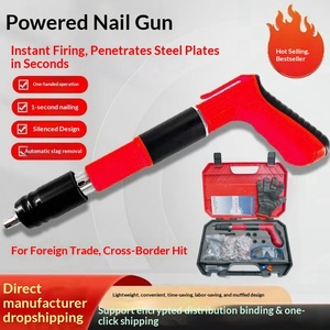Foreign Trade Gun Staple Gun Mini Silencer Nail Gun Concrete Fixer Staple Gun Nagler One Piece Dropshipping - Product Image 2