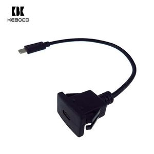 USB 2.0 cổng duy nhất Bảng điều khiển Bảng điều khiển Dash Núi mở rộng cáp khóa xe tuôn ra núi vuông bóng bán dẫn Braid máy tính tai nghe - Product Image 1