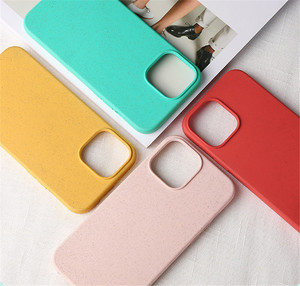 Nuova <span class=keywords><strong>Cover</strong></span> <span class=keywords><strong>Protettiva</strong></span> Antiurto per <span class=keywords><strong>iPhone</strong></span> 14 <span class=keywords><strong>13</strong></span> 12 Pro Max, Custodia per Telefono Ecologica Biodegradabile in Paglia di Grano - Product Image 3