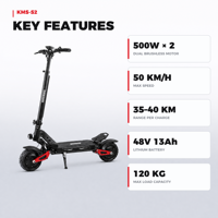 Trottinette électrique intelligente avec puce de carte, verrouillage électronique, autonomie de 35-40 km, pliable, double moteur, trottinette à propulsion électrique