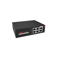 OEM 4 Port Gigabit Poe Switch Jaringan dengan 2 Gigabit Uplink Built-In Power