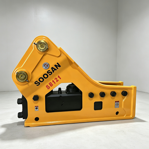 Casse-roche hydraulique silencieux de type latéral SB121 avec moteur pour la démolition de roches, pour excavatrice de 28 à 35 tonnes - Product Image 2