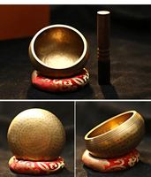 Bol chantant bouddhiste artisanal du Népal, ensemble de bols chantants pour le yoga, la méditation et le chant, bol chantant pour le yoga, articles décoratifs de petite taille