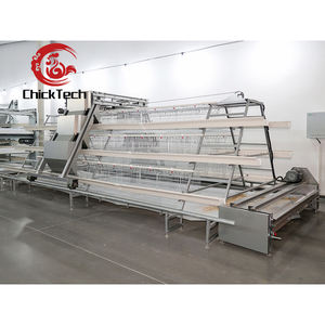Cage à poules automatique de <span class=keywords><strong>type</strong></span> <span class=keywords><strong>A</strong></span> en acier galvanisé à chaud durable pour l'élevage avicole - Product Image 3