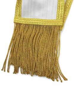 Masonic Regalia-faja blanca de 3 ° grado, con respaldo rito escocés de seda roja, fajas masónicas - Product Image 6