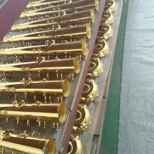 <span class=keywords><strong>Saxophone</strong></span> <span class=keywords><strong>soprano</strong></span> en laiton Bb artisanal, fabrication d'usine, vente en gros, prix bas, avec étui - Product Image 5