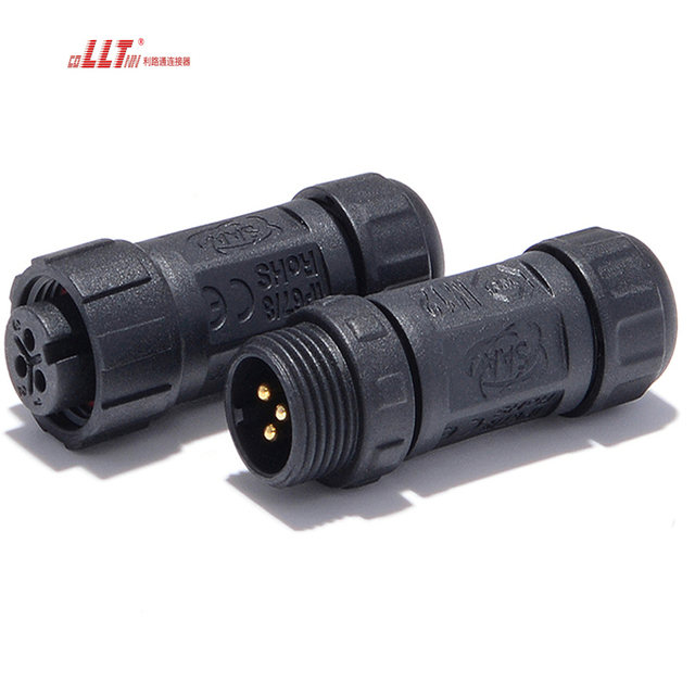 M12 3pin Low Voltage Connector Aviation Plug Connector 2 4 5 6 7 8 Pin Battery Terminal Connector